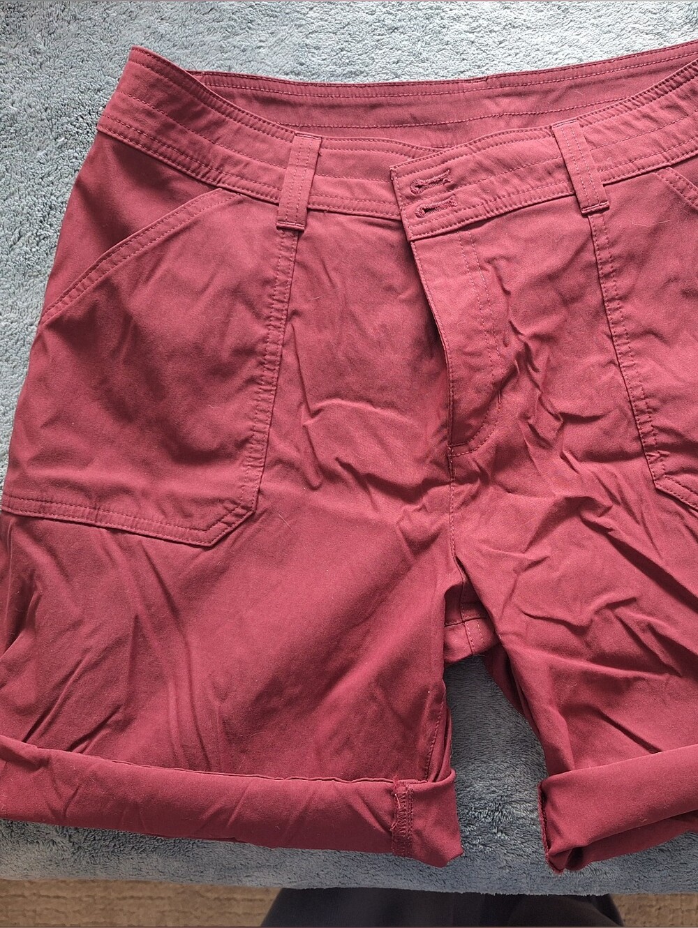 Women's Burgundy Shorts